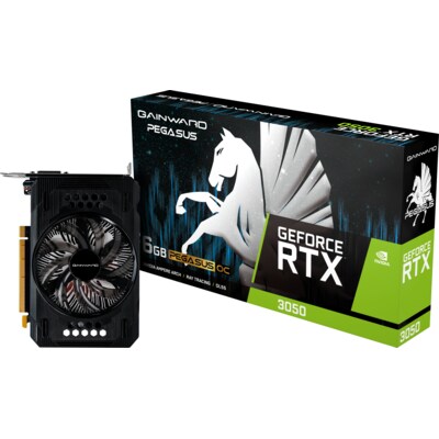 Ward V günstig Kaufen-GAINWARD GeForce RTX 3050 Pegasus OC 6GB GDDR6 Grafikkarte. GAINWARD GeForce RTX 3050 Pegasus OC 6GB GDDR6 Grafikkarte <![CDATA[• NVIDIA GeForce RTX 3050, DLSS, werkseitig Übertaktet • 6 GB GDDR6-RAM (96bit Speicherinterface) • Core/Memorytakt: 104