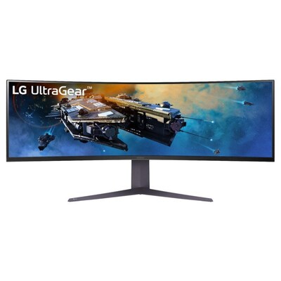 Zoll QHD günstig Kaufen-LG UltraGear 45GR65DC-B 113cm (44,5") 32:9 VA DQHD Curved Monitor HDMI/DP 200Hz. LG UltraGear 45GR65DC-B 113cm (44,5") 32:9 VA DQHD Curved Monitor HDMI/DP 200Hz <![CDATA[• Energieeffizienzklasse: F • Größe: 113,0 cm (44,5 Zoll) 32:9, Auflös