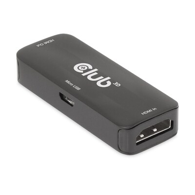 Hdmi günstig Kaufen-Club 3D HDMI Aktiver 4K60Hz Repeater B/B Micro USB Adapter. Club 3D HDMI Aktiver 4K60Hz Repeater B/B Micro USB Adapter <![CDATA[• HDMI-Adapter • Anschlüsse: HDMI-Buchse und HDMI-Buchse • Farbe: schwarz, Länge: 1,0m • Unterstützt 3D, HDR • Unt