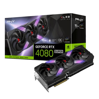 PNY GeForce RTX 4080 SUPER XLR8 Gaming Verto 16GB GDDR6X OC Grafikkarte HDMI/3DP