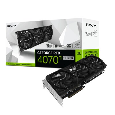 1 2 3  günstig Kaufen-PNY GeForce RTX 4070Ti SUPER Verto 16GB GDDR6X OC Grafikkarte. PNY GeForce RTX 4070Ti SUPER Verto 16GB GDDR6X OC Grafikkarte <![CDATA[• GeForce RTX 4070Ti SUPER, Ada Lovelace mit DLSS 3 • 16GB GDDR6X-RAM (256bit-Speicherinterface) 21 Gbps 672 Gbit/s 