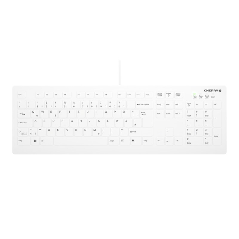 Cherry AK-C8112 Medical Kabelgebundene Tastatur USB Weiß (Versiegelt IP68)