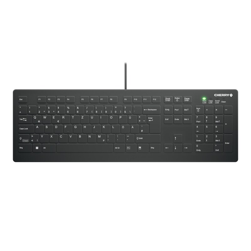 Cherry AK-C8112 Medical Kabelgebundene Tastatur USB Schwarz (Versiegelt IP68)