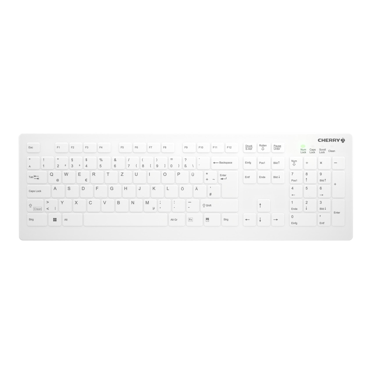 Cherry AK-C8112 Medical Kabellose Tastatur USB Wei&szlig; (Versiegelt IP68)