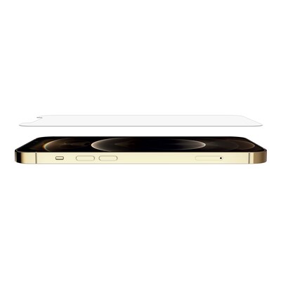 Belkin iPhone günstig Kaufen-Belkin TCP Pro iPhone 12 / 12 Pro UltraGlass. Belkin TCP Pro iPhone 12 / 12 Pro UltraGlass <![CDATA[• Harte Außenschicht absorbiert Stöße und verhindert Kratzer • Zur Verstärkung mithilfe eines chemischen Prozesses gefertigt • Wurde einem Härte
