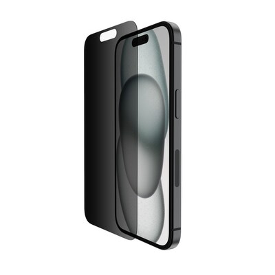 Belkin günstig Kaufen-Belkin TCP Pro iPhone 15 / iPhone 14 Pro Privacy Glass. Belkin TCP Pro iPhone 15 / iPhone 14 Pro Privacy Glass <![CDATA[• Filtertechnik mit Sichtschutz bei der Ansicht von der Seite • Harte Außenschicht absorbiert Stöße und verhindert Kratzer • W