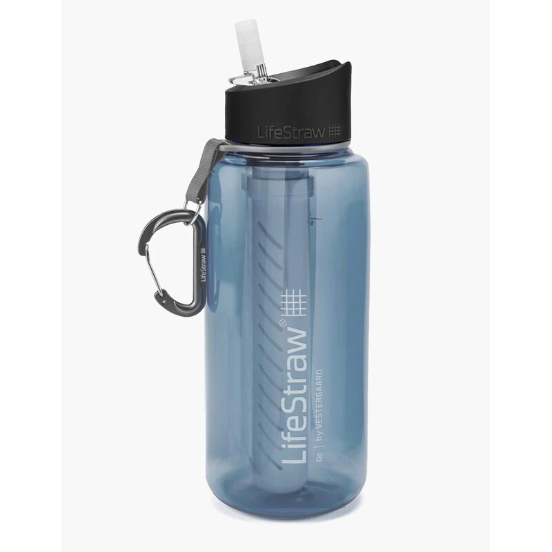 LifeStraw Go Wasserfilter Trinkflasche 1-Liter moody blue