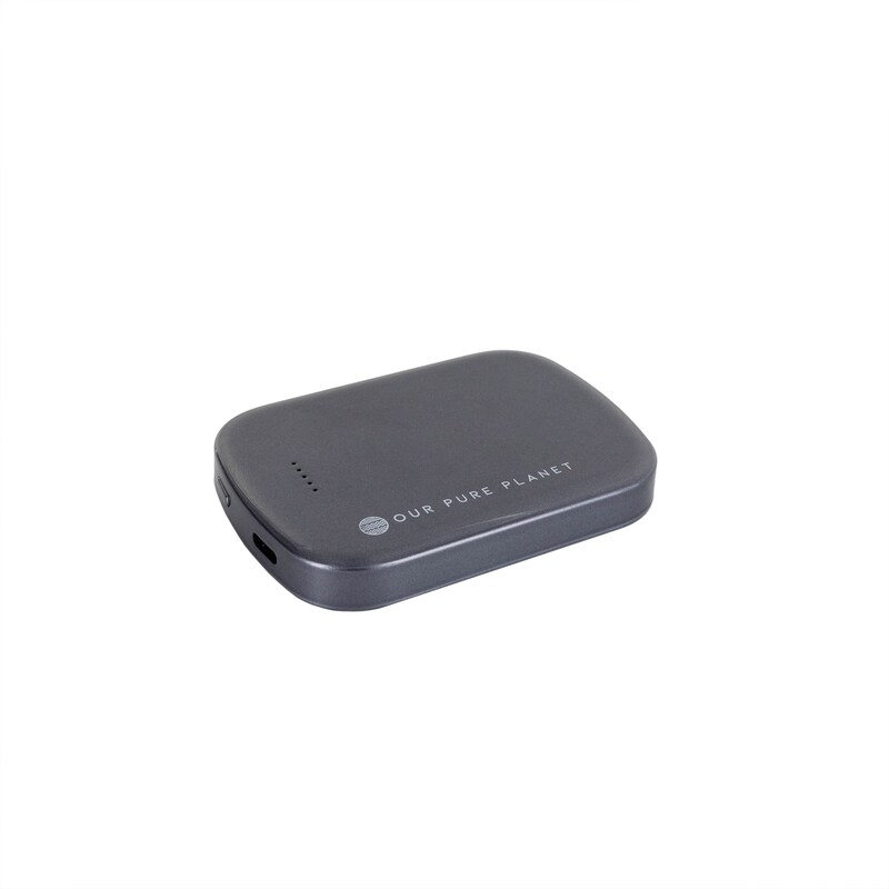 OUR PURE PLANET Magnetic Wireless Powerbank 5000mAh Grau