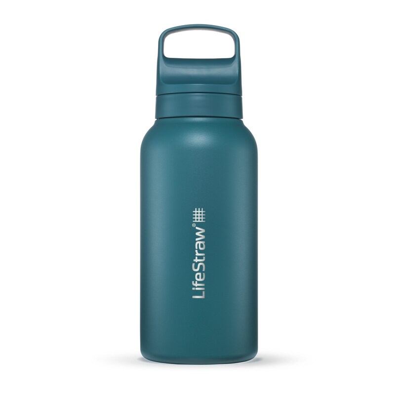 LifeStraw Go Steel 1-Liter laguna teal