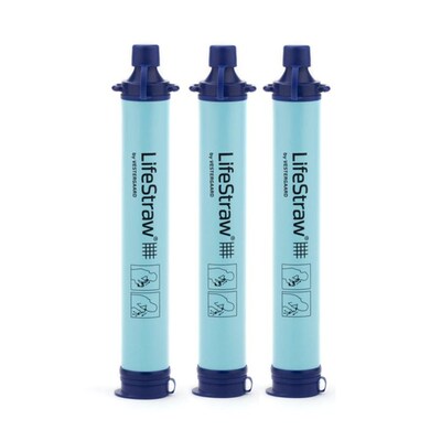 Matador LifeStraw Personal Trinkhalm-Wasserfilter blue 3er Pack | 07640144286125