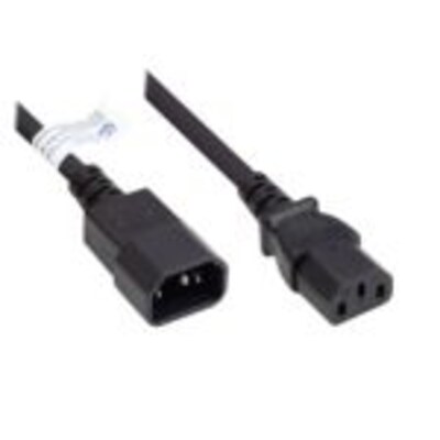 KAbel günstig Kaufen-Good Connections Kaltgeräteverlängerung C14 an C13, schwarz, 0,50 mm², 0,50 m. Good Connections Kaltgeräteverlängerung C14 an C13, schwarz, 0,50 mm², 0,50 m <![CDATA[• Kaltgeräteverlängerung-Kabel • Anschlüsse: Kaltger