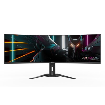 QHD LED günstig Kaufen-Gigabyte Aorus CO49DQ 124,5cm (49") DQHD OLED Curved Monitor 32:9 HDMI/DP/USB-C. Gigabyte Aorus CO49DQ 124,5cm (49") DQHD OLED Curved Monitor 32:9 HDMI/DP/USB-C <![CDATA[• Energieeffizienzklasse: F • Größe: 124,5 cm (49 Zoll) 32:9, Auflösun