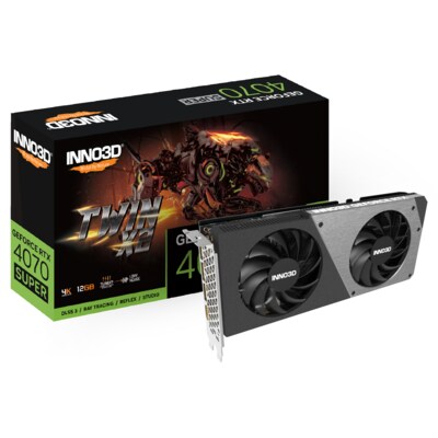 Win at  günstig Kaufen-INNO3D GeForce RTX 4070 SUPER TWIN X2 12GB GDDR6X Grafikkarte 3xDP/HDMI. INNO3D GeForce RTX 4070 SUPER TWIN X2 12GB GDDR6X Grafikkarte 3xDP/HDMI <![CDATA[• GeForce RTX 4070 Super, ADA Lovelace, DLSS 3 • 12 GB GDDR6X-RAM (192bit-Speicherinterface), 21G