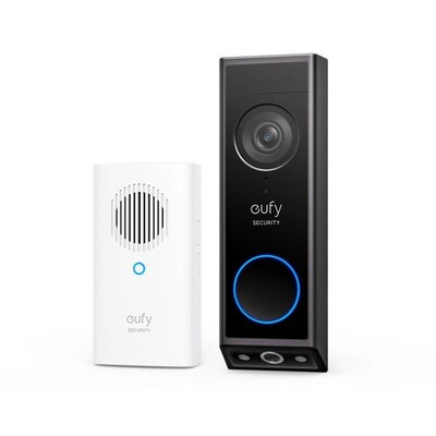 CD R günstig Kaufen-eufy Security Video Doorbell E340, Dual-Kameras mit Paketerkennung. eufy Security Video Doorbell E340, Dual-Kameras mit Paketerkennung <![CDATA[• Einsatzzweck: außen • Kabelgebunden oder Akkubetrieben • Konnektivität: WLAN • 2K Full HD und Farbn