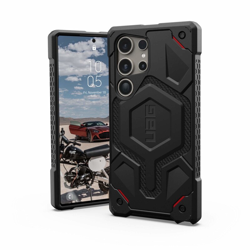 UAG Urban Armor Gear Monarch Case Samsung Galaxy S24 Ultra kevlar schwarz