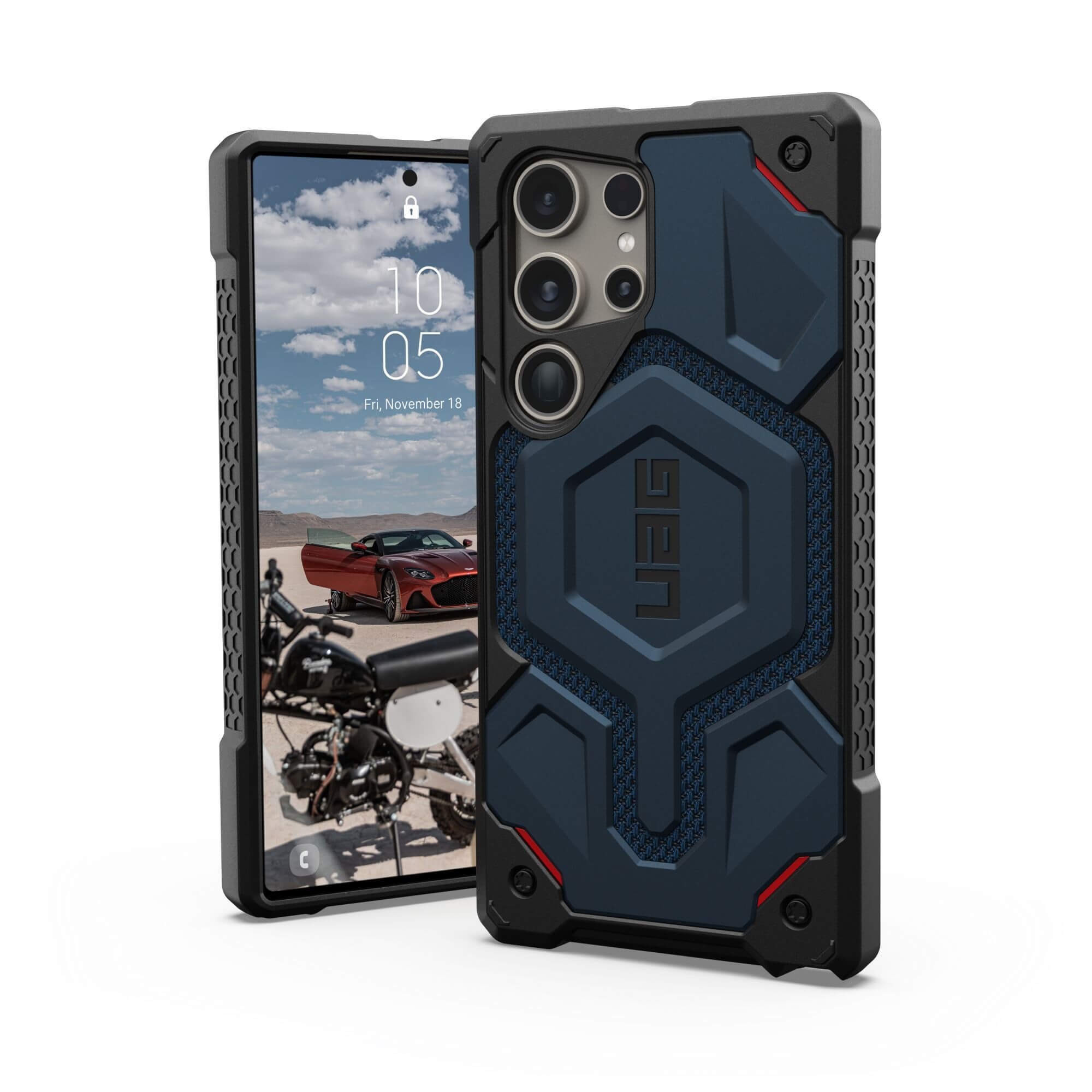 UAG Urban Armor Gear Monarch Case Samsung Galaxy S24 Ultra kevlar mallard