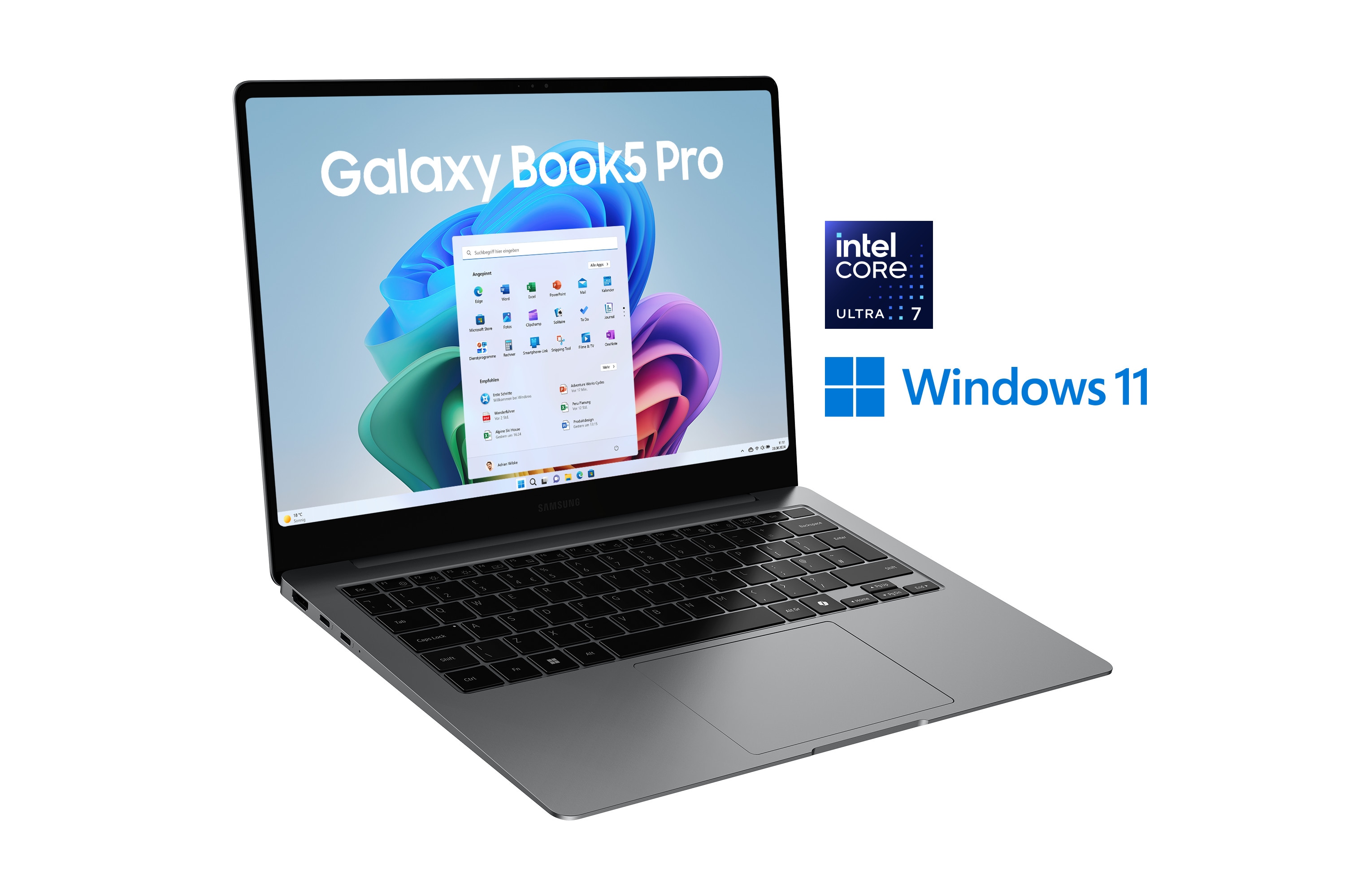 SAMSUNG Galaxy Book4 Pro NP960XGK-KG2DE Ultra 7 155H 16/512GB SSD 16&quot;WQXGA+