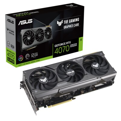 AS 7 günstig Kaufen-ASUS TUF GeForce RTX 4070 Super GAMING 12GB Grafikkarte. ASUS TUF GeForce RTX 4070 Super GAMING 12GB Grafikkarte <![CDATA[• GeForce RTX 4070 Super, DLSS 3 • 12 GB GDDR6X-RAM (192bit-Speicherinterface) • Core/Memorytakt: 1.920 (Boost 2.505) MHz, 21 G