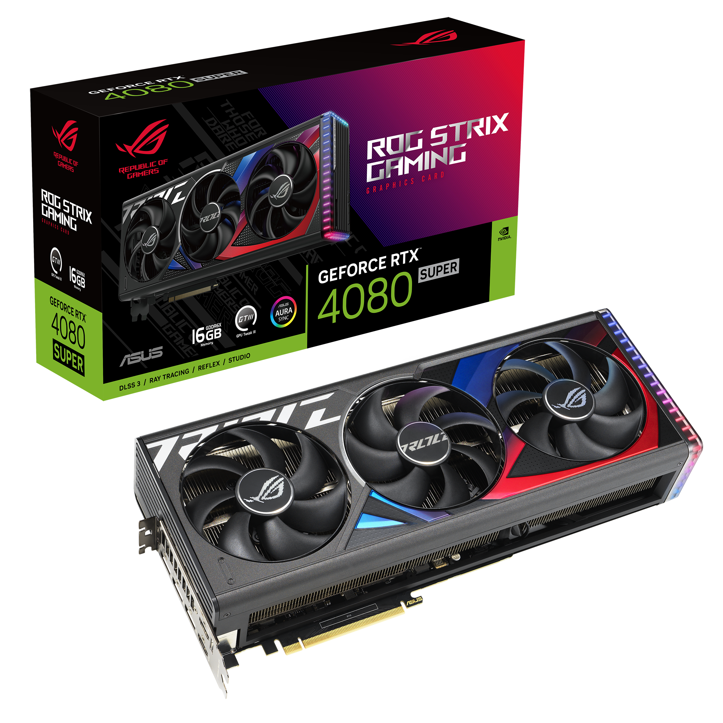 ASUS ROG Strix GeForce RTX 4080 SUPER 16GB Grafikkarte