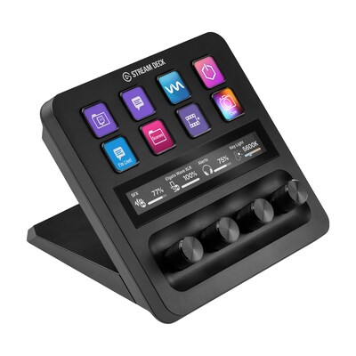 Deck günstig Kaufen-Elgato Stream Deck+ Audio-Mixer, Studiosteuerung, Produktionskonsole (PC/MAC). Elgato Stream Deck+ Audio-Mixer, Studiosteuerung, Produktionskonsole (PC/MAC) <![CDATA[• LCD-Tasten, Touch-Leiste und Drehregler – alles anpassbar • Audio-Mixer, Studiost