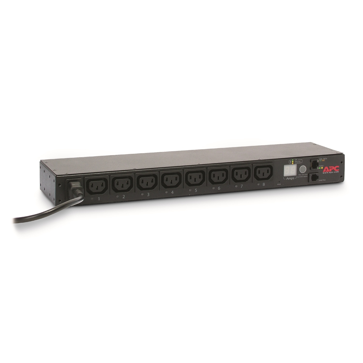 APC RACK PDU AP7920B mit Schaltfunktion 1HE 12A/208V, 10A/230V 8x C13