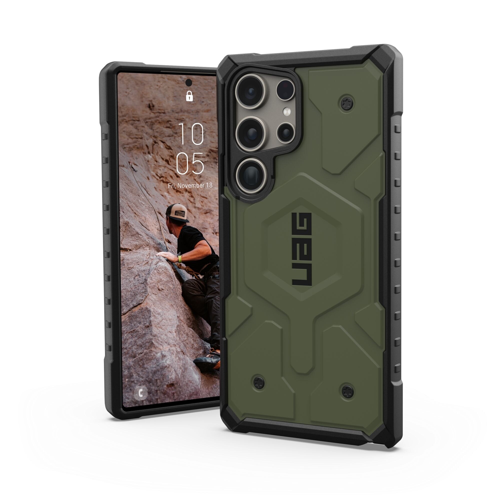 UAG Urban Armor Gear Pathfinder Case f&uuml;r Samsung Galaxy S24 Ultra olive drab