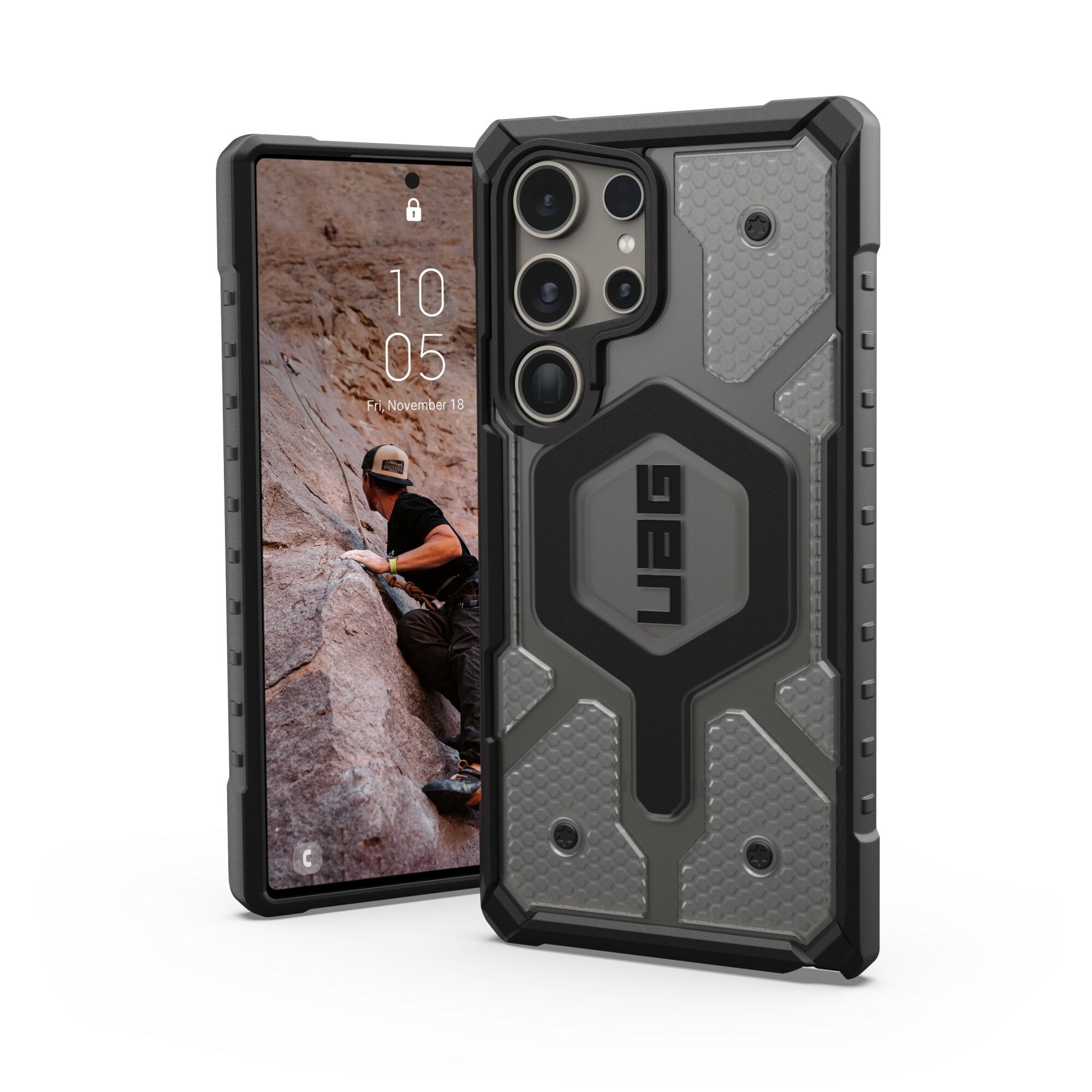 UAG Urban Armor Gear Pathfinder Case Magnet-Modul f&uuml;r Galaxy S24 Ultra ice