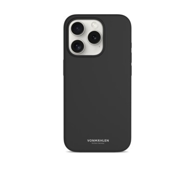 Pro Case günstig Kaufen-Vonmählen Eco Silicone Case for iPhone 15 Pro  Black. Vonmählen Eco Silicone Case for iPhone 15 Pro  Black <![CDATA[• Kompatibel mit dem iPhone 15 Pro • MagSafe-kompatible Schutzhülle im schlanken und leichten Stil • GRS-zertifizierte rec