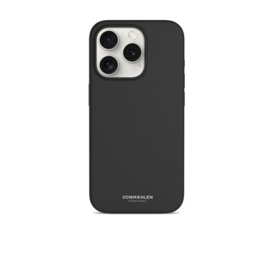 kompatible günstig Kaufen-Vonmählen Eco Silicone Case for iPhone 15 Pro  Black. Vonmählen Eco Silicone Case for iPhone 15 Pro  Black <![CDATA[• Kompatibel mit dem iPhone 15 Pro • MagSafe-kompatible Schutzhülle im schlanken und leichten Stil • GRS-zertifizierte rec