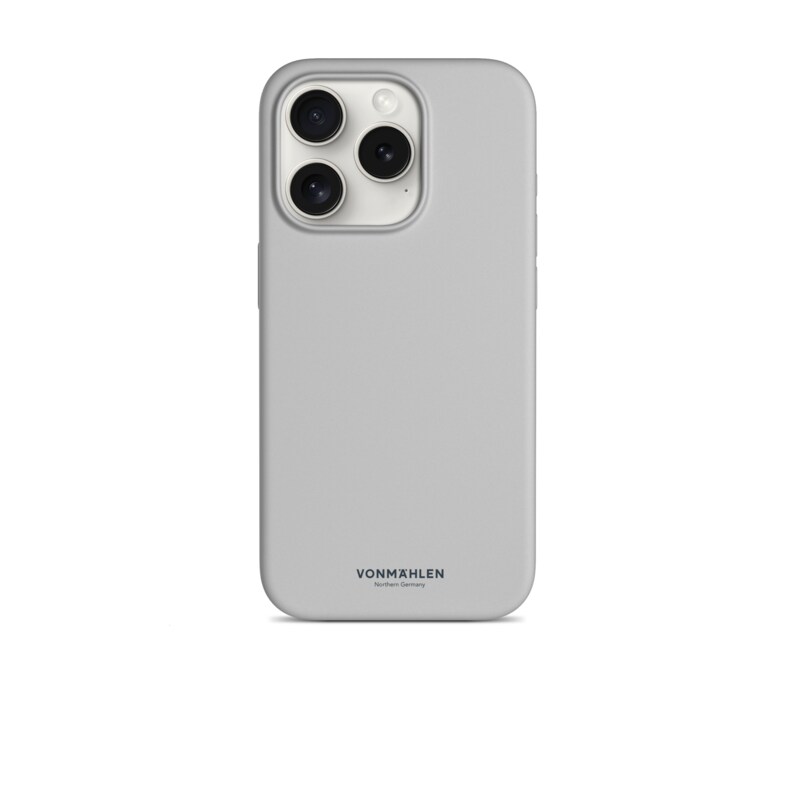 Be Light günstig Kaufen-Vonmählen Eco Silicone Case for iPhone 15 Pro Light Gray. Vonmählen Eco Silicone Case for iPhone 15 Pro Light Gray <![CDATA[• Kompatibel mit dem iPhone 15 Pro • MagSafe-kompatible Schutzhülle im schlanken und leichten Stil • GRS-zertifizierte re