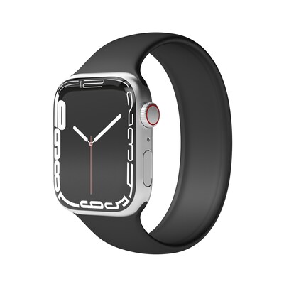 An apple günstig Kaufen-Vonmählen Solo Loop Band L Black 42/44/45/49mm. Vonmählen Solo Loop Band L Black 42/44/45/49mm <![CDATA[• Elegant Uhrenarmband im leichten, schlanken Design für die Apple Watch • Das Armband ist aus Silikon gefertigt • Nahtloses Silikonba