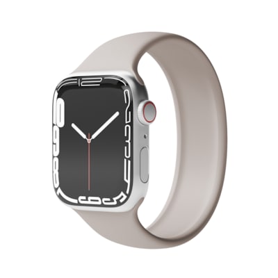 Uhr ist günstig Kaufen-Vonmählen Solo Loop Band S Cream 42/44/45/49mm. Vonmählen Solo Loop Band S Cream 42/44/45/49mm <![CDATA[• Elegant Uhrenarmband im leichten, schlanken Design für die Apple Watch • Das Armband ist aus Silikon gefertigt • Nahtloses Silikonba