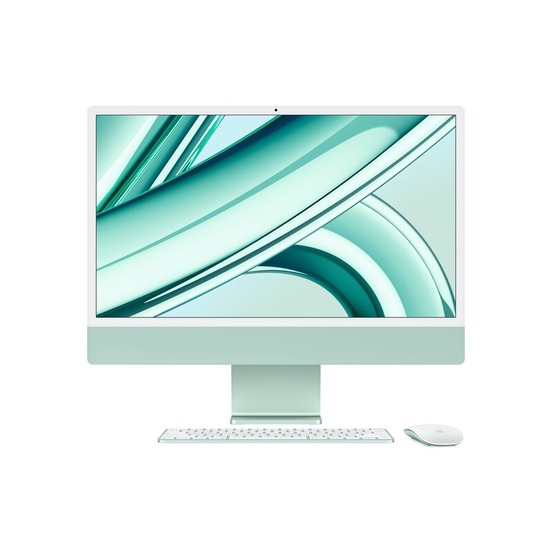 Apple iMac 24" Retina 4,5K 2023 M3/16/256GB 8C GPU Grün Ethernet NUM BTO
