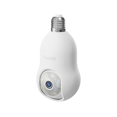 Micro SD günstig Kaufen-Hombli smarte Bulb Kamera - weiß. Hombli smarte Bulb Kamera - weiß <![CDATA[• 2K QHD-Bildqualität (2560x1440) • Stromversorgung durch E27-Glühbirnenfassung • 2-Wege Audio, Bewegungserkennung • Alarm und Flutlicht • Optional: Micro SD