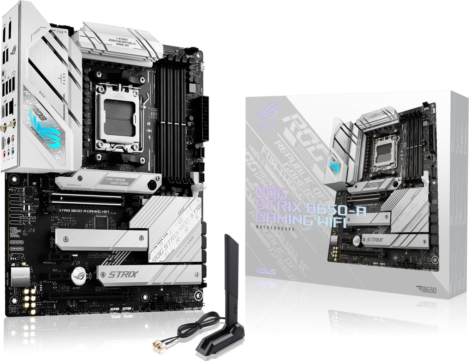 ASUS ROG STRIX B650-A GAMING WIFI ATX Mainboard Sockel AM5 M.2/USB3.2-C/DP/HDMI