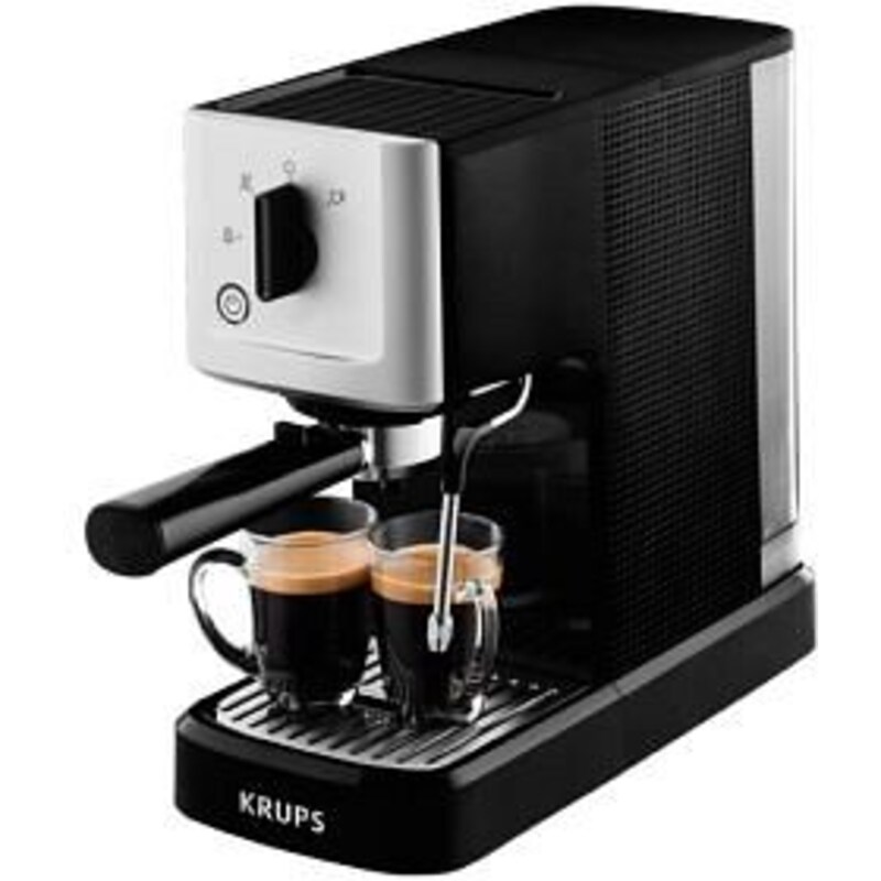 Krups XP 3440 Siebträger Espresso Automat 1460 Watt Schwarz Edelstahl
