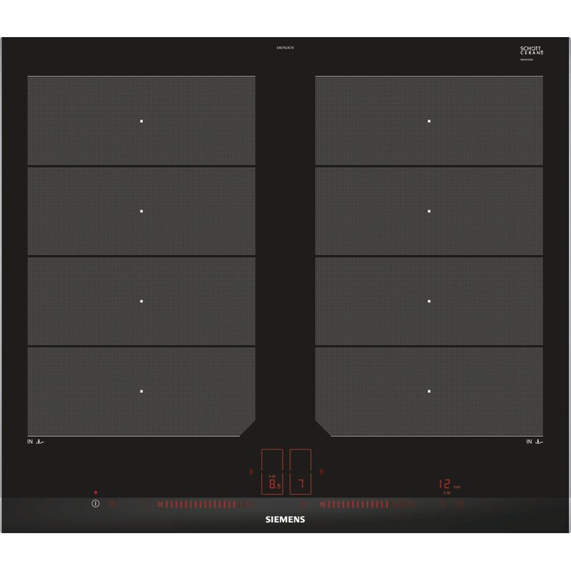 Siemens EX675LXC1E iQ700 Einbau-Induktionskochfeld autark 60cm Facetten-Design