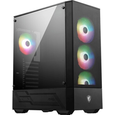 MSI MAG Forge 112R MIDI Tower Gaming Gehäuse, Echtglas Seitenfenster, ARGB