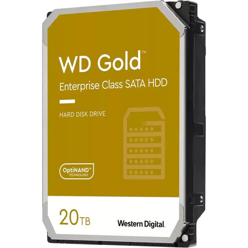Western Digital WD Gold WD202KRYZ - 20 TB, 3,5 Zoll, SATA 6 Gbit/s