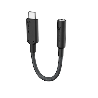 USB auf günstig Kaufen-ALOGIC Elements Pro USB-C auf 3,5mm Audio Adapter 10cm schwarz. ALOGIC Elements Pro USB-C auf 3,5mm Audio Adapter 10cm schwarz <![CDATA[• Cinch/Klinke-Kabel • Anschlüsse: USB Typ C und 3,5-mm-Audiobuchse • Farbe: schwarz, Länge: 0,1m]]>. 