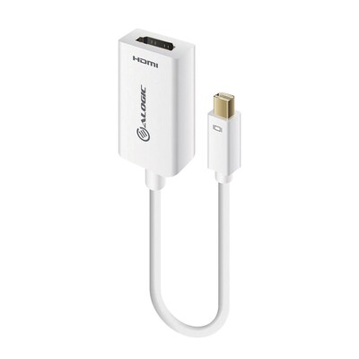 Displayport DP günstig Kaufen-ALOGIC Mini DisplayPort auf HDMI-Buchse Adapter 15cm weiß. ALOGIC Mini DisplayPort auf HDMI-Buchse Adapter 15cm weiß <![CDATA[• Displayport-Adapterkabel • Anschlüsse: Mini DP und HDMI-Buchse • Farbe: weiß, Länge: 0,15m • passend für: