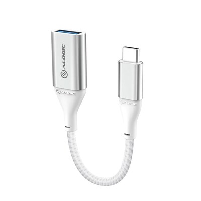 ALOGIC Super Ultra USB 3.1 USB-C auf USB-A Adapter 15cm silber