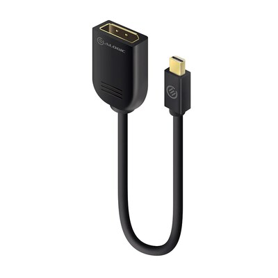 ALOGIC Mini-DisplayPort zu DisplayPort Adapter 15cm schwarz