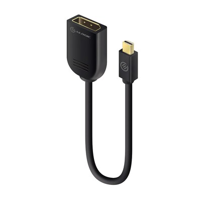 Buchse günstig Kaufen-ALOGIC Mini-DisplayPort zu DisplayPort Adapter 15cm schwarz. ALOGIC Mini-DisplayPort zu DisplayPort Adapter 15cm schwarz <![CDATA[• Displayport-Kabel • Anschlüsse: Mini DP und HDMI-Buchse • Farbe: schwarz, Länge: 0,15m • passend für: Audio/Vide