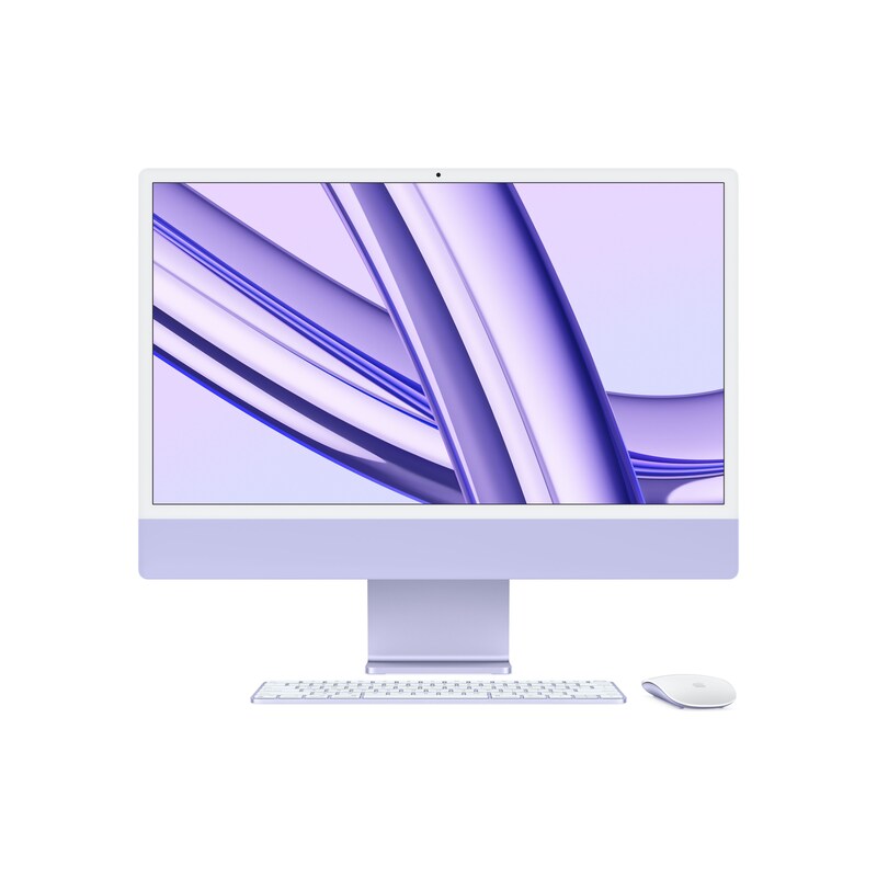 Apple iMac 24" Retina 4,5K 2023 M3/16/1TB 10C GPU Violett BTO