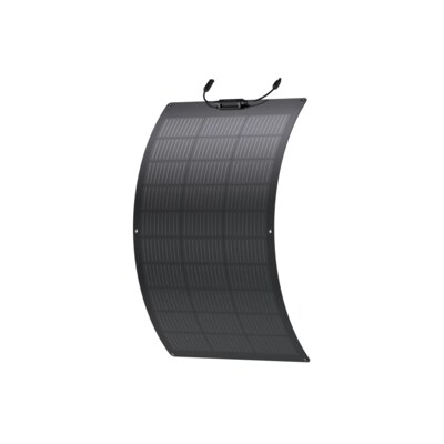 10 x  günstig Kaufen-EcoFlow 100W flexibles Solarpanel. EcoFlow 100W flexibles Solarpanel <![CDATA[• wetterfestes 100W-Solarpanel • Wiegt nur 2,3 kg und ist damit extrem leicht • 258° Flexibilität und damit einfach an jede Oberfläche anpassbar • Wasserdicht gemäß