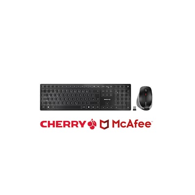 Cherry DW 9500 SLIM schwarz + McAfee Total Protection 1Y 3 User