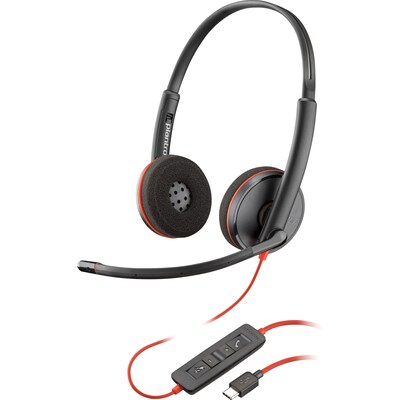 Blackwire günstig Kaufen-Poly Blackwire 3210 Monaural USB-C Headset +USB-C/A Adapter (Bulk). Poly Blackwire 3210 Monaural USB-C Headset +USB-C/A Adapter (Bulk) <![CDATA[• Dynamic EQ-optimiert, Digitale Signalverarbeitung (DSP), Noise Cancellation (NC) • Verbindung via USB Typ