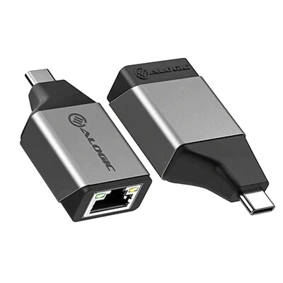 45 Adapter günstig Kaufen-ALOGIC Ultra-Mini-USB-C auf RJ45-Gigabit-Ethernet Adapter. ALOGIC Ultra-Mini-USB-C auf RJ45-Gigabit-Ethernet Adapter <![CDATA[• Adapter • Anschlüsse: USB Typ C und RJ45-Buchse • Farbe: grau • passend für: • Farbe: Grau]]>. 