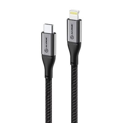 ALOGIC USB günstig Kaufen-ALOGIC SUPER Ultra USB-C auf Lightning-Kabel grau – 1,5 m. ALOGIC SUPER Ultra USB-C auf Lightning-Kabel grau – 1,5 m <![CDATA[• USB-C-Kabel • Anschlüsse: USB Typ C und Lightning • Farbe: grau, Länge: 1,5m • passend für: Audio/Vide